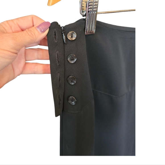 Harve Benard Black Long Straight Pencil Skirt 14 - Picture 5 of 7